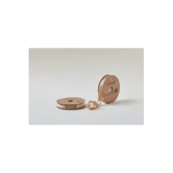 Biye Saten Katlı 080 Koyu Bej 2 cm 25 Metre %100 Polyester