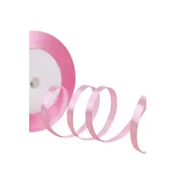 Saten Kurdele 3 mm Pembe 70 Metre