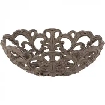 Acanthus Metal Decor Bowl