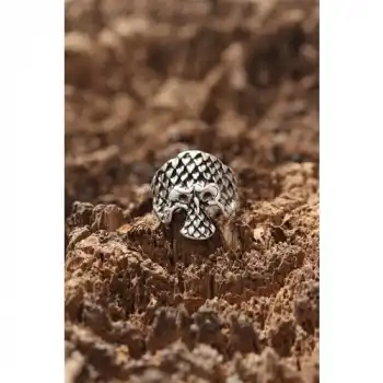 Colezium CLZ741 -  Kuru Kafa Desen Ayarlanabilir Yüzük