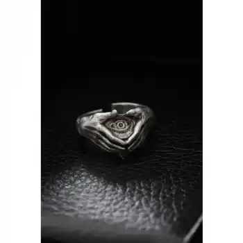 Karce Ayarlanabilir Illuminati Model Erkek Yüzük