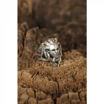 Karce Medusa Model Ayarlanabilir Erkek Yüzük