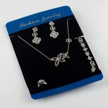 Rennway Çiçek Figürlü Zirkon Taşlı Set Kolye Kategori: Bijuteri Kolye