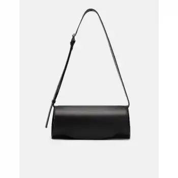 Vargas Silindir Baget Formlu Basic Kadın Çanta - Siyah