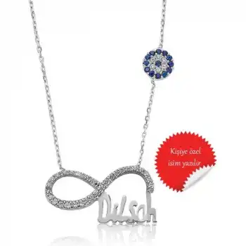 Gumush Gümüş Isimli Sonsuzluk Bayan Kolye