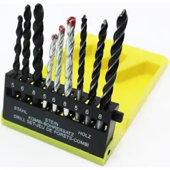 Rico Çelik Duvar Ahşap Matkap Ucu 9lu Set 090632