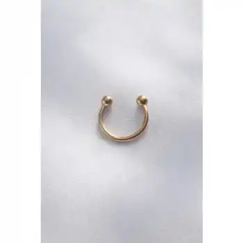 Karce CLZ943  316L Cerrahi Çelik Minimal Toplu Gold Renk Halka Piercing