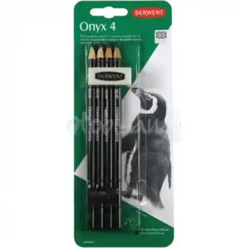 Derwent Eskız Kalemı Derwent Onyx Grafıt 4’lü 2300039-PSF