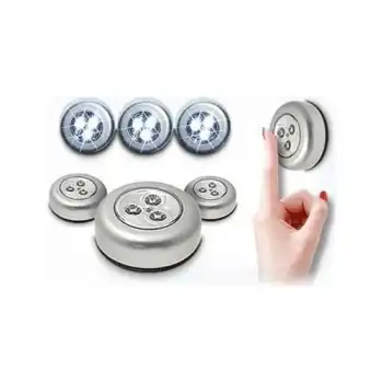 Durbuldum Kablosuz Spot Dokunmatik Lamba (3 Adet)