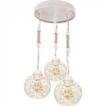 Ronisu Venüs Sarkıt 3lü Krem Avize