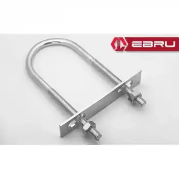 U civata, karşılık demiri + somunlu - m10x60 - 20 set