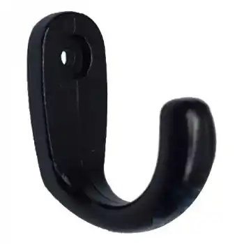 Markport Büyük Tekli Fincan Askı, Dekor Askısı - Siyah, 12X23X30 mm