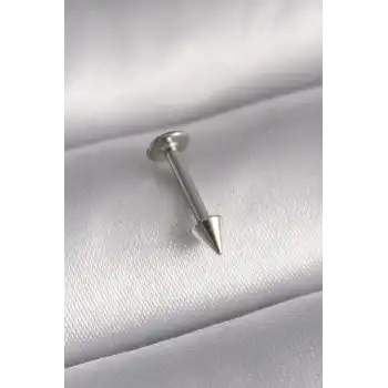 316L Çelik Gümüş Renk Çivi Model Piercing - TJ-PR1373
