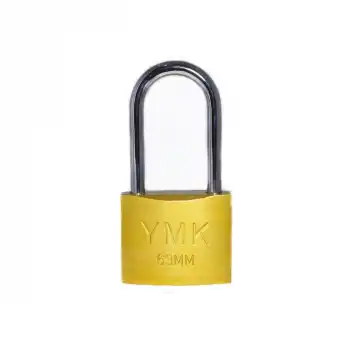 Eko Sarı Boyalı Uzun Kancalı Asma Kilit 38mm