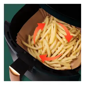Büyük Boy Air Fryer Fritöz Pişirme Kağıdı 50 Adet