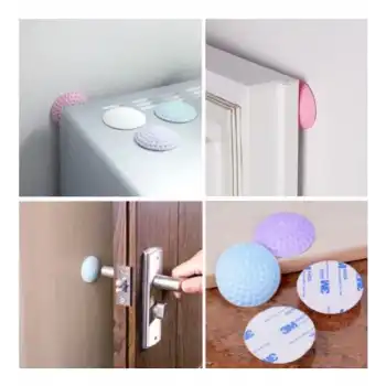 Çok Amaçlı Silikon Kapı Duvar Koruyucu Tampon - 4lü Paket