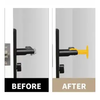 Renkli Vantuzlu Geçmeli Kapı Kolu Stoper 4lü Set