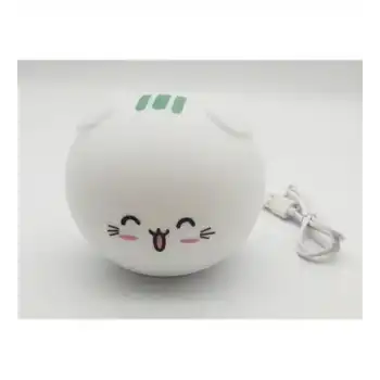 Renk Değiştiren Şarjlı Sevimli Kedi Tasarımlı Gece Lambası Dokunmatik Dekoratif Çocuk Odası Hediyelik