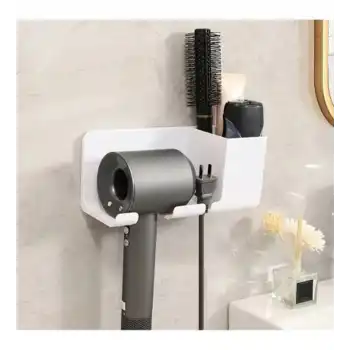 Saç Kurutma Makinesi ve Eşya Düzenleyici Beyaz Renk