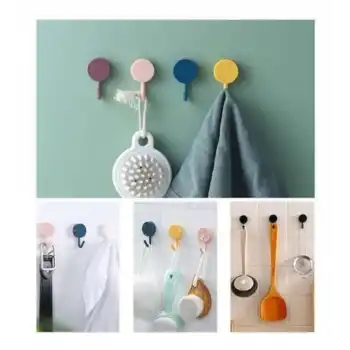 Kendinden Yapışkanlı Renkli Duvar Askısı