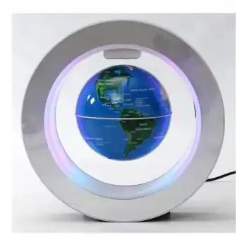 Manyetik Küçük Boy Yuvarlak Ledli Dünya Küre