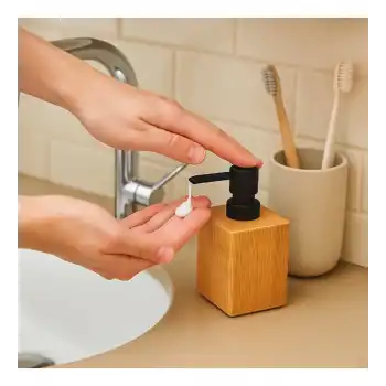 Büyük Ahşap Sıvı Sabunluk