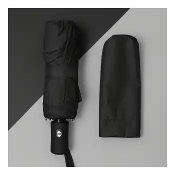 Siyah Kılıflı Otomatik Kompakt Şemsiye