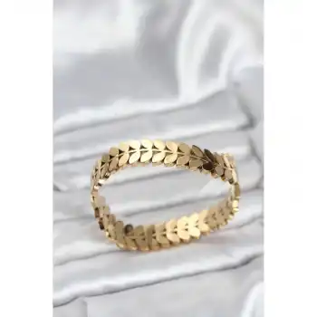 BFS 316L Çelik Başak Model Kadın Kelepçe Bileklik