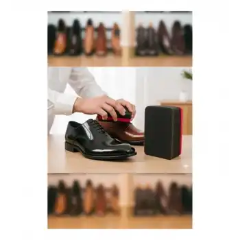 BFS Ayakkabı ve Deri Parlatıcı Sünger - Kompakt Boy, Anında Parlaklık