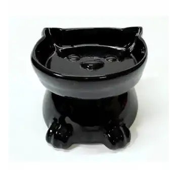 Ayaklı Kulaklı Seramik Mama Kabı