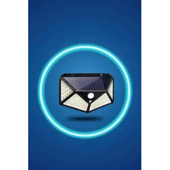 Bahçe Lambası Bahçe Aydınlatma Sensörlü Suya Dayanıklı 100 Led