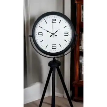 Black Balance Tripod Ayaklı Saat