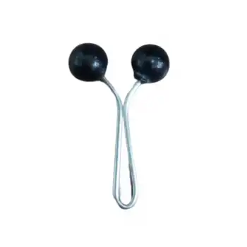 Eşarp Klipsi Top Model Düz Siyah 1 Adet