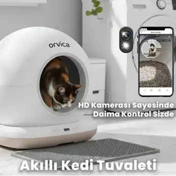 HD Kameralı Akıllı Kedi Tuvaleti