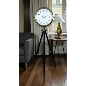 Klasik Eskitme Tripod Ayaklı Saat