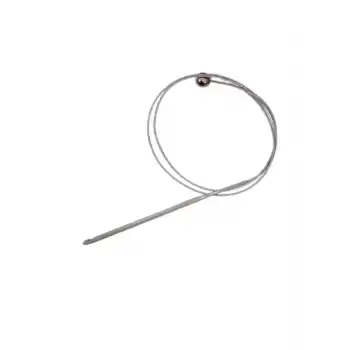 Misinalı Çelik Stoplu Tığ Şiş 4 Numara 60 cm