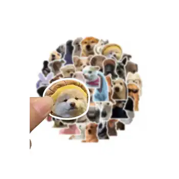 Sevimli Köpek Çıkartmaları Laptop Notebook Tablet Sticker Seti