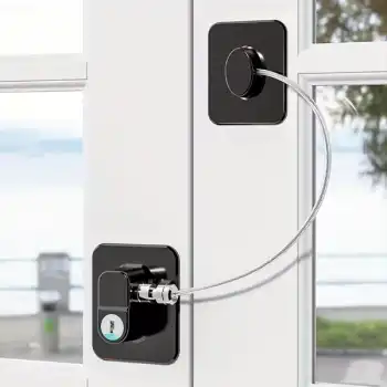 Siyah Plaka Halatlı Emniyet Kilidi