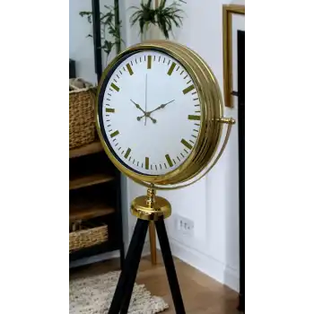 Zentime Gold Balance Tripod Ayaklı Saat