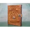 Taşlı Deri Defter Model 1