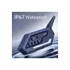 Bt62 Motosiklet Kask Kulaklığı Bluetooth Intercom 2 Intercom Bağlantılı