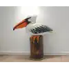 Ahşap Pelikan 45 Cm