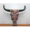 Ahşap Duvara Asmalı Bufalo Kafası