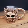 3D Tasarımlı İskelet Kupa Bardak