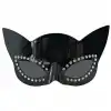 Siyah Renk Siyah Camlı Kedi Şekilli Parti Gözlüğü