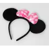 Pembe Fiyonklu Minnie Mouse Tacı