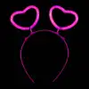 Glow Stick Karanlıkta Yanan Fosforlu Kalp Taç 12 Adet
