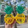 Tropikal Hawaii Ananas Şekilli Parti Gözlüğü
