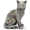 Steampunk Polyester Kedi Figürü ALK2454