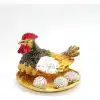 Swaroski Taşlı Yumurtalı Tekli Tavuk ALK1909
